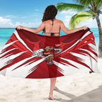 Sydney Swans Australian Football Sarong Muscular Swan Mascot - Bold Team Colors