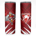 Sydney Swans Australian Football Skinny Tumbler Muscular Swan Mascot - Bold Team Colors