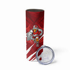 Sydney Swans Australian Football Skinny Tumbler Muscular Swan Mascot - Bold Team Colors