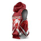 Sydney Swans Australian Football Sleeveless Hoodie Muscular Swan Mascot - Bold Team Colors