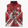Sydney Swans Australian Football Sleeveless Puffer Jacket Muscular Swan Mascot - Bold Team Colors