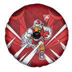 Sydney Swans Australian Football Spare Tire Cover Muscular Swan Mascot - Bold Team Colors