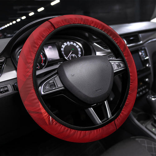 Sydney Swans Australian Football Steering Wheel Cover Muscular Swan Mascot - Bold Team Colors