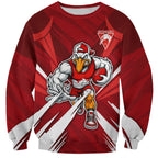 Sydney Swans Australian Football Sweatshirt Muscular Swan Mascot - Bold Team Colors
