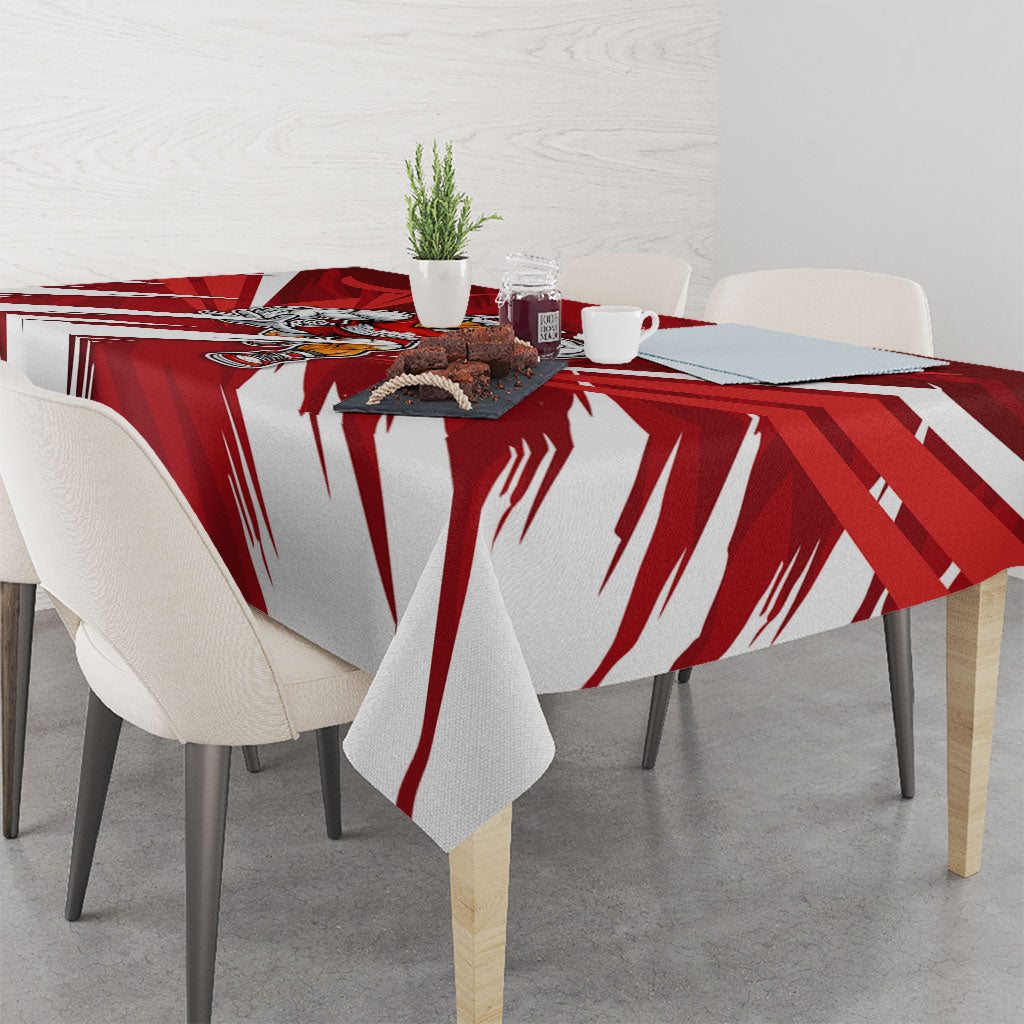 Sydney Swans Australian Football Tablecloth Muscular Swan Mascot - Bold Team Colors