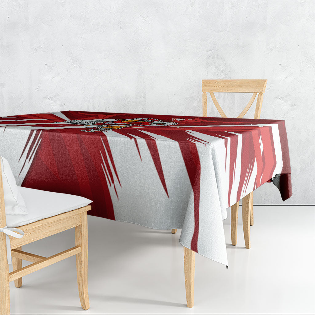 Sydney Swans Australian Football Tablecloth Muscular Swan Mascot - Bold Team Colors