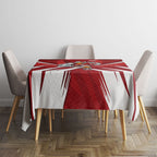 Sydney Swans Australian Football Tablecloth Muscular Swan Mascot - Bold Team Colors