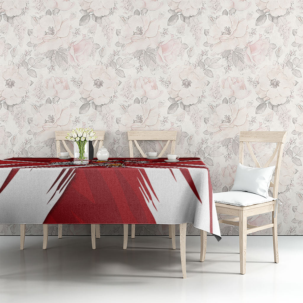 Sydney Swans Australian Football Tablecloth Muscular Swan Mascot - Bold Team Colors
