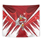 Sydney Swans Australian Football Tapestry Muscular Swan Mascot - Bold Team Colors