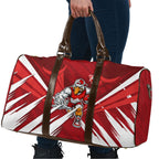 Sydney Swans Australian Football Travel Bag Muscular Swan Mascot - Bold Team Colors