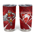 Sydney Swans Australian Football Tumbler Cup Muscular Swan Mascot - Bold Team Colors