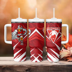 Sydney Swans Australian Football Tumbler With Handle Muscular Swan Mascot - Bold Team Colors