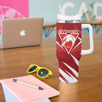 Sydney Swans Australian Football Tumbler With Handle Muscular Swan Mascot - Bold Team Colors