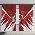 Sydney Swans Australian Football Window Curtain Muscular Swan Mascot - Bold Team Colors