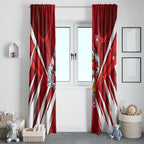 Sydney Swans Australian Football Window Curtain Muscular Swan Mascot - Bold Team Colors