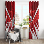 Sydney Swans Australian Football Window Curtain Muscular Swan Mascot - Bold Team Colors