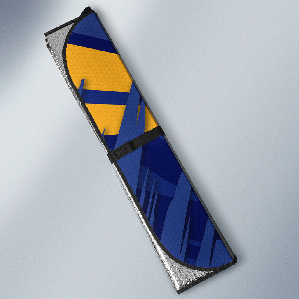 West Coast Eagles Australian Football Auto Sun Shade Powerful Eagle Mascot - Bold Team Colors