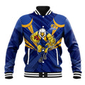 West Coast Eagles Australian Football Baseball Jacket Powerful Eagle Mascot - Bold Team Colors