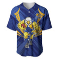 West Coast Eagles Australian Football Baseball Jersey Powerful Eagle Mascot - Bold Team Colors
