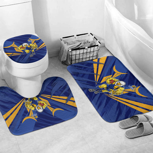 West Coast Eagles Australian Football Bathroom Set Powerful Eagle Mascot - Bold Team Colors