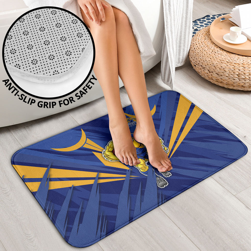 West Coast Eagles Australian Football Bathroom Set Powerful Eagle Mascot - Bold Team Colors