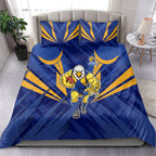 West Coast Eagles Australian Football Bedding Set Powerful Eagle Mascot - Bold Team Colors