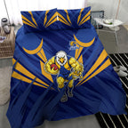West Coast Eagles Australian Football Bedding Set Powerful Eagle Mascot - Bold Team Colors