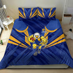 West Coast Eagles Australian Football Bedding Set Powerful Eagle Mascot - Bold Team Colors