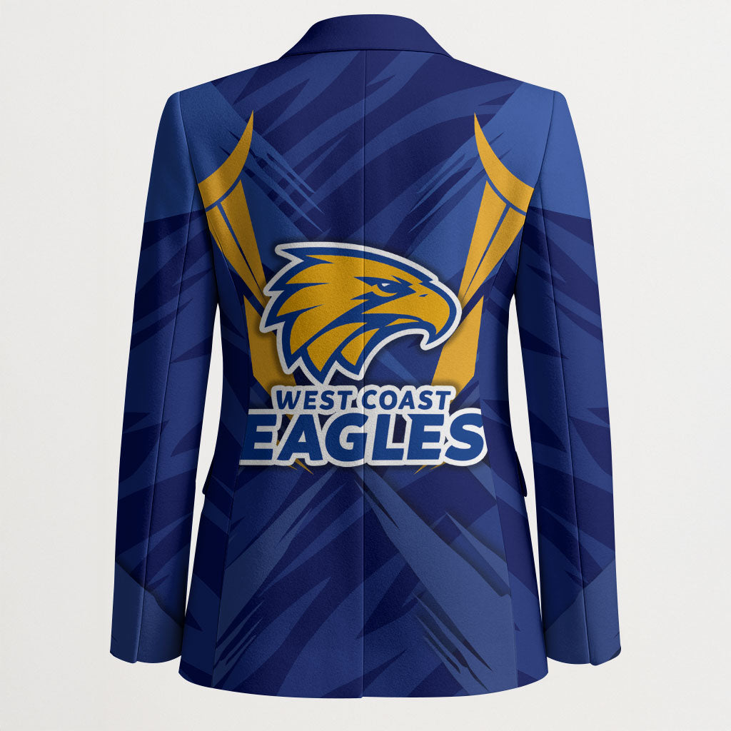 West Coast Eagles Australian Football Blazer Powerful Eagle Mascot - Bold Team Colors