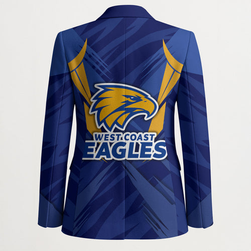 West Coast Eagles Australian Football Blazer Powerful Eagle Mascot - Bold Team Colors