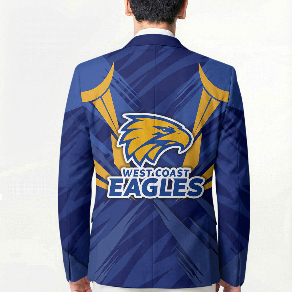 West Coast Eagles Australian Football Blazer Powerful Eagle Mascot - Bold Team Colors