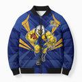 West Coast Eagles Australian Football Bomber Puffer Jacket Powerful Eagle Mascot - Bold Team Colors