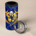 West Coast Eagles Australian Football 4 in 1 Can Cooler Tumbler Powerful Eagle Mascot - Bold Team Colors