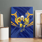 West Coast Eagles Australian Football Canvas Wall Art Powerful Eagle Mascot - Bold Team Colors