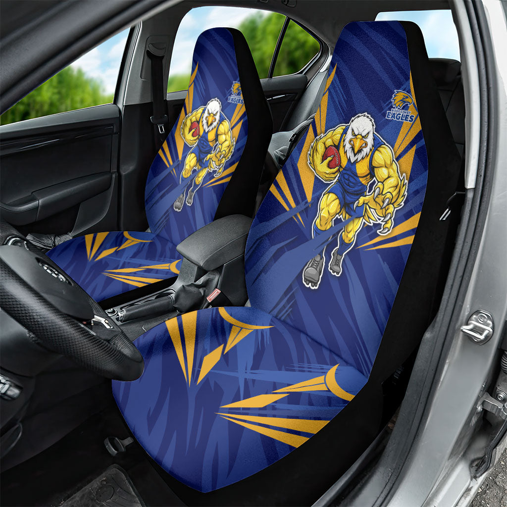 West Coast Eagles Australian Football Car Seat Cover Powerful Eagle Mascot - Bold Team Colors