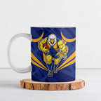 West Coast Eagles Australian Football Ceramic Mug Powerful Eagle Mascot - Bold Team Colors