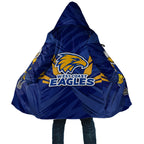 West Coast Eagles Australian Football Cloak Powerful Eagle Mascot - Bold Team Colors
