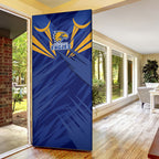 West Coast Eagles Australian Football Door Cover Powerful Eagle Mascot - Bold Team Colors