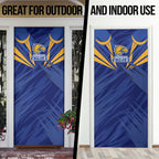 West Coast Eagles Australian Football Door Cover Powerful Eagle Mascot - Bold Team Colors