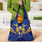 West Coast Eagles Australian Football Grocery Bag Powerful Eagle Mascot - Bold Team Colors