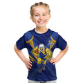 West Coast Eagles Australian Football Kid T Shirt Powerful Eagle Mascot - Bold Team Colors
