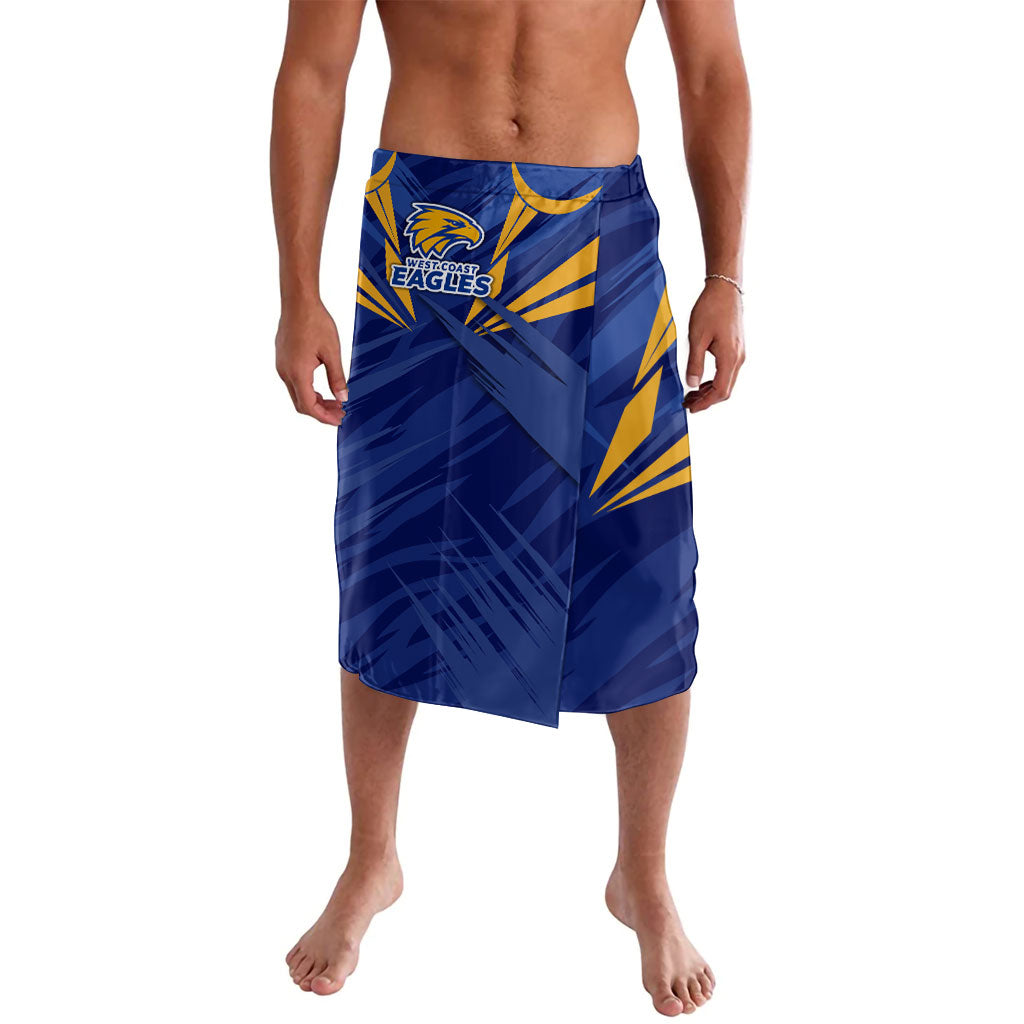 West Coast Eagles Australian Football Lavalava Powerful Eagle Mascot - Bold Team Colors
