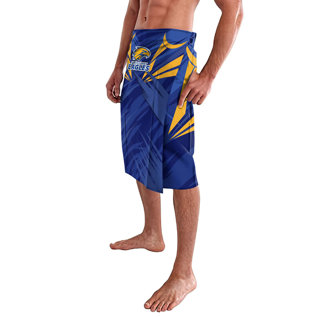West Coast Eagles Australian Football Lavalava Powerful Eagle Mascot - Bold Team Colors