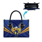 West Coast Eagles Australian Football Leather Bag Powerful Eagle Mascot - Bold Team Colors