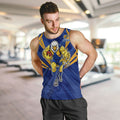 West Coast Eagles Australian Football Men Tank Top Powerful Eagle Mascot - Bold Team Colors