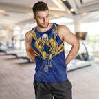 West Coast Eagles Australian Football Men Tank Top Powerful Eagle Mascot - Bold Team Colors