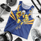 West Coast Eagles Australian Football Men Tank Top Powerful Eagle Mascot - Bold Team Colors