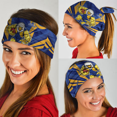 West Coast Eagles Australian Football Neck Gaiter Powerful Eagle Mascot - Bold Team Colors
