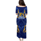 West Coast Eagles Australian Football Puletasi Powerful Eagle Mascot - Bold Team Colors
