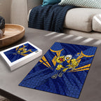 West Coast Eagles Australian Football Puzzle Powerful Eagle Mascot - Bold Team Colors
